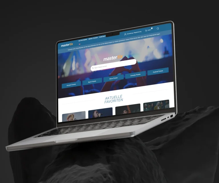 Mastertix için modern ve kullanıcı dostu bir bilet satış web sitesi tasarladık. Konser, spor, tiyatro ve festival biletlerini kolayca bulup satın almayı sağlayan, hızlı ve güvenli bir platform geliştirdik.