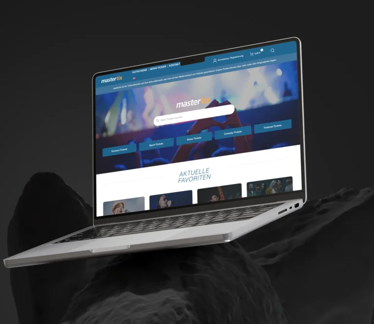 Mastertix için modern ve kullanıcı dostu bir bilet satış web sitesi tasarladık. Konser, spor, tiyatro ve festival biletlerini kolayca bulup satın almayı sağlayan, hızlı ve güvenli bir platform geliştirdik.