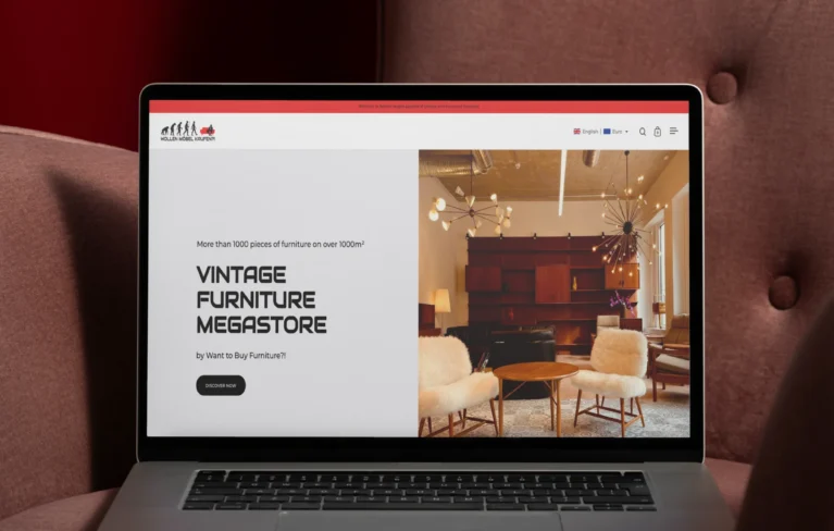 Wollen Möbel Kaufen için modern ve kullanıcı dostu bir e-ticaret web sitesi tasarladık. Marka kimliğini dijitalde yansıtan, SEO uyumlu ve satış odaklı bir platform geliştirdik.